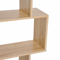 Geometric Bookcase 6 Shelves Modern Geometric Bookcase Will Give You Plenty of Storage Space in Your Hallway, Living Room