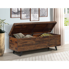 Wood Flip Top Storage Bench Coffee Table Trunk is a Versatile Piece That Can Create Storage All Around your Home