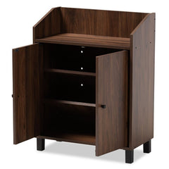 2-Door Wood Entryway 8 Pair Shoe Storage Cabinet Keep your Entryway Free of Shoe Clutter with this 2-Door Wood Entryway