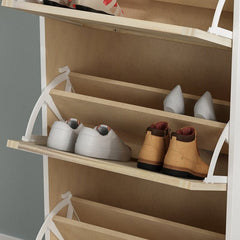 16 Pair Shoe Storage Cabinet Shoe Organization Compartments Provide Space to Place at Least 16 Pairs of Shoes