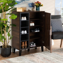 15 Pair Shoe Storage Cabinet Easily Organize your Entryway with the Generous Shelving of the Idina Shoe Cabinet Five Open Shelves