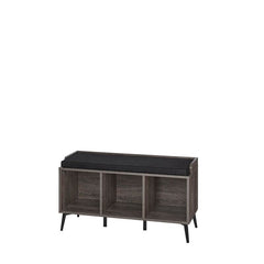 Storage Bench Are Perfect for Storing Shoes Scarves, Hats, and Other Items Neutral Gray, Black and Brown Tones Blend Well Into Any Space