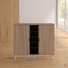 Spicer Storage Cabinet Maximize your Footwear Storage Space With This Cabinet Five Shelves Behind The Doors On Both The Left and Right