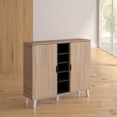 Spicer Storage Cabinet Maximize your Footwear Storage Space With This Cabinet Five Shelves Behind The Doors On Both The Left and Right