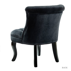 Tufted Velvet Side Chair Brings a Bit of Glam and A Hint of Elegance Whether it's in your Living Room, Den, Or At your Bedroom Vanity