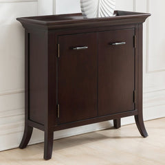 Chocolate Cherry 2 - Door Accent Cabinet Bring Style and Essential Storage Space to your Home with this Classic Cabinet