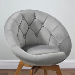 Tufted Velvet Swivel Chair Comfortable Velvet Swivel Chair Perfect for Living, Lounge, and Office Spaces Take a Seat in the Luxurious Style