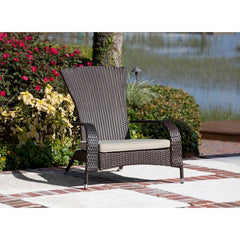 Patio Chair with Cushions Bring Contemporary Style to your Patio or Porch Polyester-Blend Cushion for Added Comfort and Support