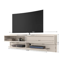 Floating TV Stand for TVs up to 88" Perfect Gathering Piece and Anchor for your Living Space Floating Entertainment Center Ample Space