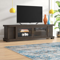 TV Stand for TVs up to 88" Build your Beautiful Media Center from the Ground up with this Bold TV Stand for Any Contemporary Space