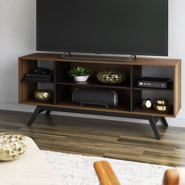 TV Stand for TVs up to 65" Perfect Spot For your Cable Box, Audio or Av Components, and Other Entertainment Accessories