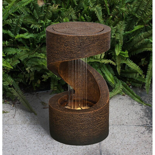 Resin Fountain with Light Add Charm and Elegance to Your Home or Garden With This Exquisitely Designed Fountain with Light.