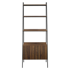 Carbon Loft Lahuri 72-inch Ladder Storage Bookshelf - Dark Walnut Perfectly Display Your Artwork, Framed Family Vacation Pictures