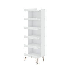 Shoe Storage Rack with 6 Shelves to Store and Display Shoes. Fits 12 Pairs of Shoes Free-Standing Shoe Rack Near the Dresser