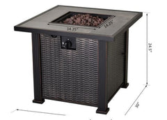 Outdoor Gas Firepit Table Upgrade your Porch or Patio with this Enticing Firepit Table 50,000-BTU Burner with An Adjustable Flame