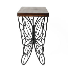 Console Table Perfect Touch to your Entrance The Butterfly Accent Console Table is Ideal for Any Entryway or Living Space