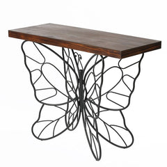 Console Table Perfect Touch to your Entrance The Butterfly Accent Console Table is Ideal for Any Entryway or Living Space