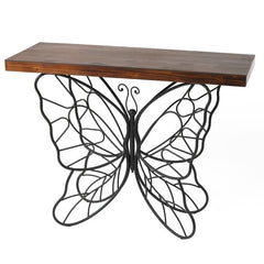 Console Table Perfect Touch to your Entrance The Butterfly Accent Console Table is Ideal for Any Entryway or Living Space