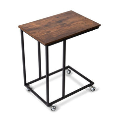 C Table End Table Movable C Side Table: C-Shape Design Make it Fittable to Small Spaces Provides More Storage Space