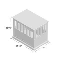 Pet Crate Crate Functions Both As An End Table and A Safe Place for Your Furry Friend to Rest When You're Out