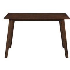 Walnut 47.25'' Dining Table Comfortably Seat Four in your Kitchen or Dining Nook Tapered Block Legs that Make it Easy to Blend