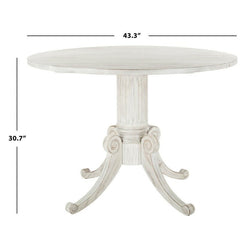 Drop Leaf Pine Solid Wood Pedestal Dining Table Perfect for your Kitchen or Living Room this Table