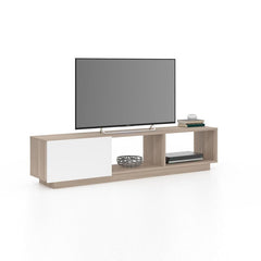 Gray/White Bruckner TV Stand for TVs up to 85" TV Stand Brings Plenty Of Essential Storage and A Sleek Design To your Living Room or Bedroom