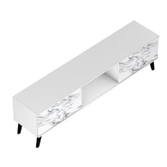 TV Stand Ideal for Holding TVs up to 65" This Clean-Lined TV Stand Adds Mid-Century Modern Touch To your Living Room Or Seating Arrangement