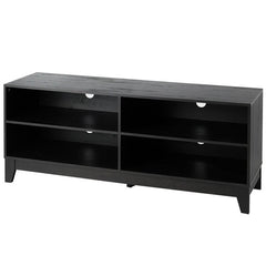 Espresso TV Stand for TVs up to 65" Four Shelves, To Hold Much Audio-Video Equipment or Other Sundries. Don't Worry About Overheat of Device