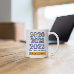 2022 Third Times The Charm Mug | New Year Mug | Friend Gift | Christmas Gift | Funny Mug | Custom Coffee Cup | Year of 2021