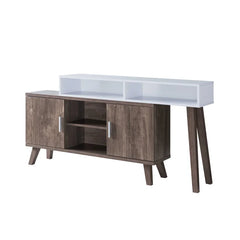 72'' Console Table Two Open Compartments Perfect Organize