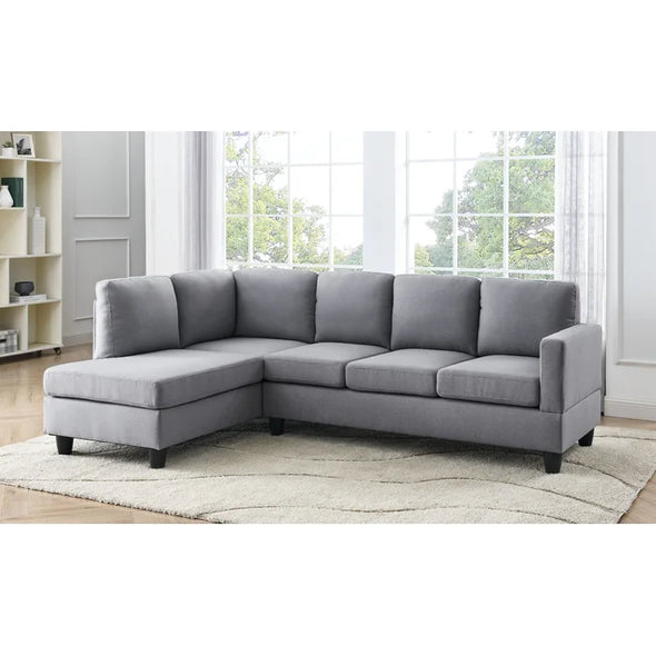 95.25" Wide Sofa & Chaise Supremely Comfortable Upholstery