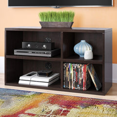 Abrielle Audio Cabinet Easy Wire Management and Open Display