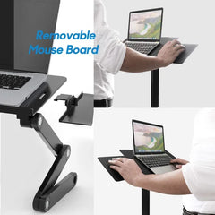 Adjustable Laptop Cart Easily Adjustable Highly Versatile Indoor Design