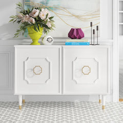 Adonis 47.7'' Wide Sideboard Geometric Accents Perffect for Orgnaize