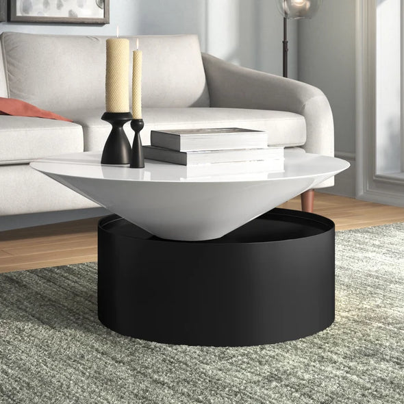 Drum Coffee Table Contemporary Design Perfect in your Living Room