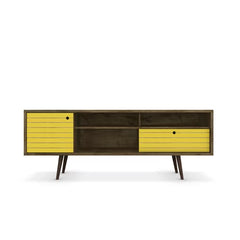 Allegra TV Stand Creates A Stylish Focal Point in your Living Room or Den Perfect or Organize