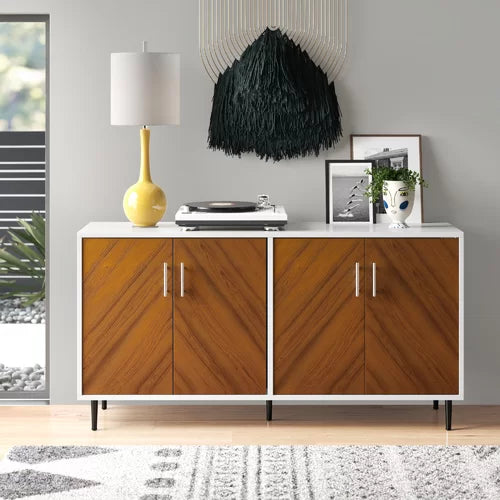 58'' Wide Sideboard Solid Manufactured Wood With Space To Stage And Store