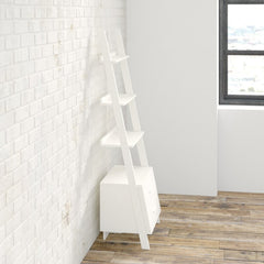 Ladder Bookcase Contemporary Design To your Space with this Ladder Bookcase Three Open Shelves