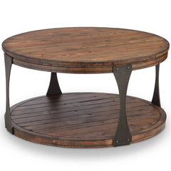 Coffee Table Reclaimed Wood Planks Come Awash in a Warm Bourbon Finish