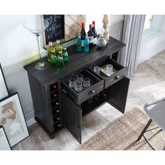 Charcoal Bar Cabinet Beautifully Designed Wooden Cabinets