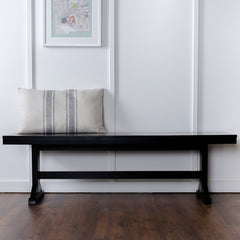 Black Bench Give your Kitchen, Dining Room, or Entryway A Traditional Aesthetic