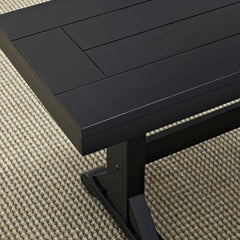 Black Bench Give your Kitchen, Dining Room, or Entryway A Traditional Aesthetic