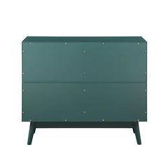 Dark Teal Brumley Bar Cabinet Modern Style Provide Storage Space