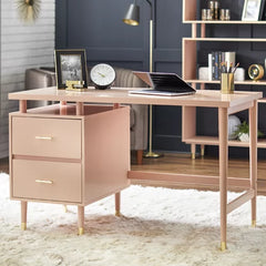 Desk Solid Manufactured Wood Perfect For Home Office