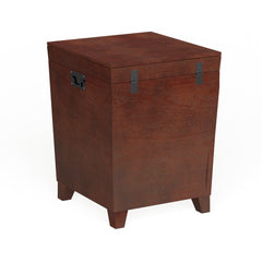 Espresso Trunk End Table Provide Ample Storage Space in your Living Room