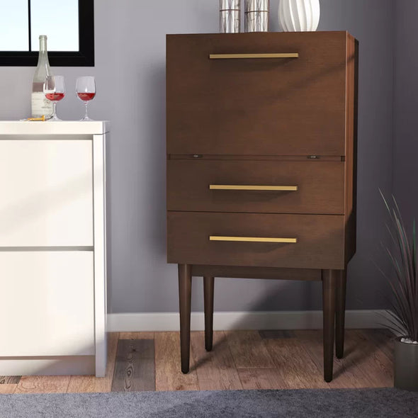 Dawne Bar Cabinet Modern and Contemporary Aesthetics Perfect for Living Room