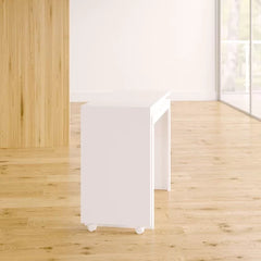 White Duffy L-Shape Desk Perfect Pick For Your Home Office