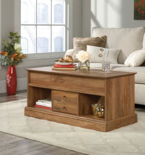 Schuh Lift Top Floor Shelf Coffee Table with Storage