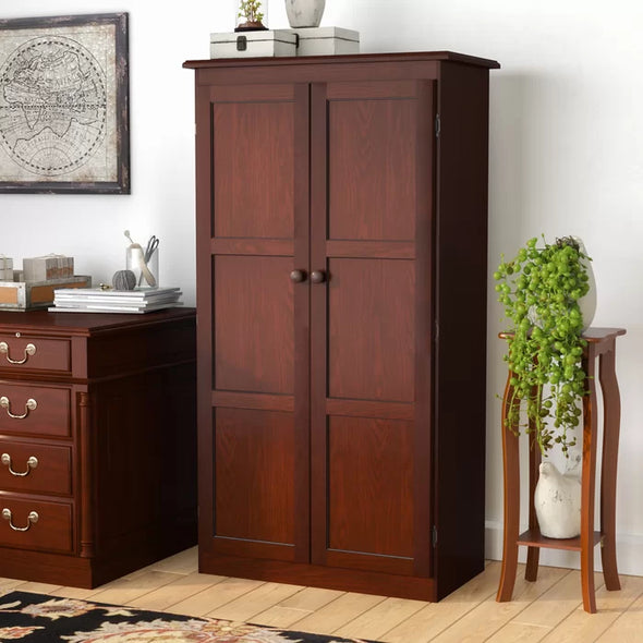 Cherry Fellers Storage Cabinet Understated Design Meets Traditional Flair